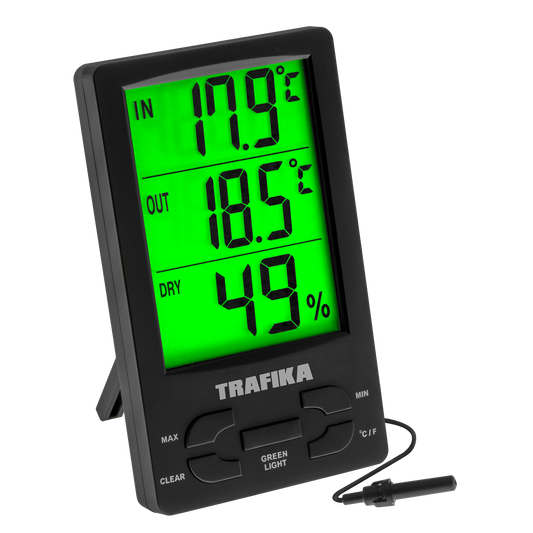 TRAFIKA HYGROTHERMO | Termómetro con higrómetro para cultivo indoor