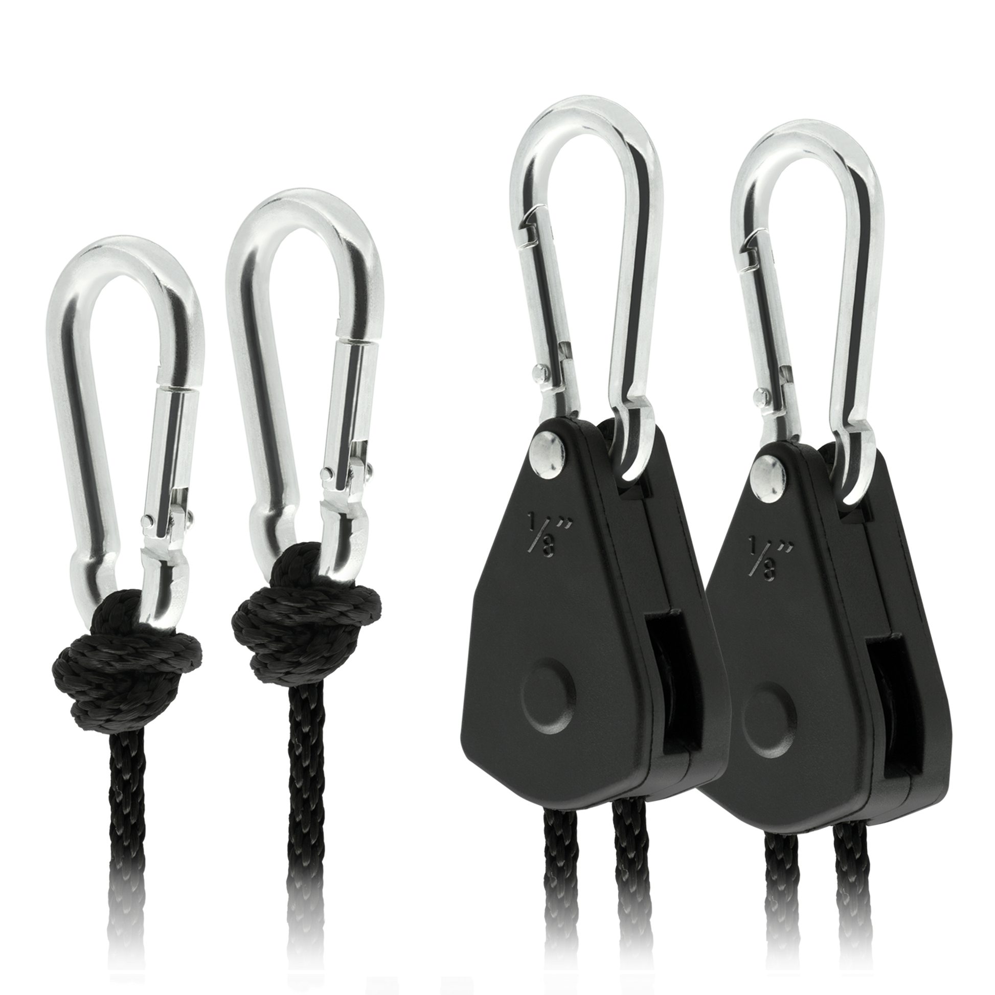 TRAFIKA ROPE RATCHETS | Poleas ultra resistentes para armario de cultivo indoor 68kg