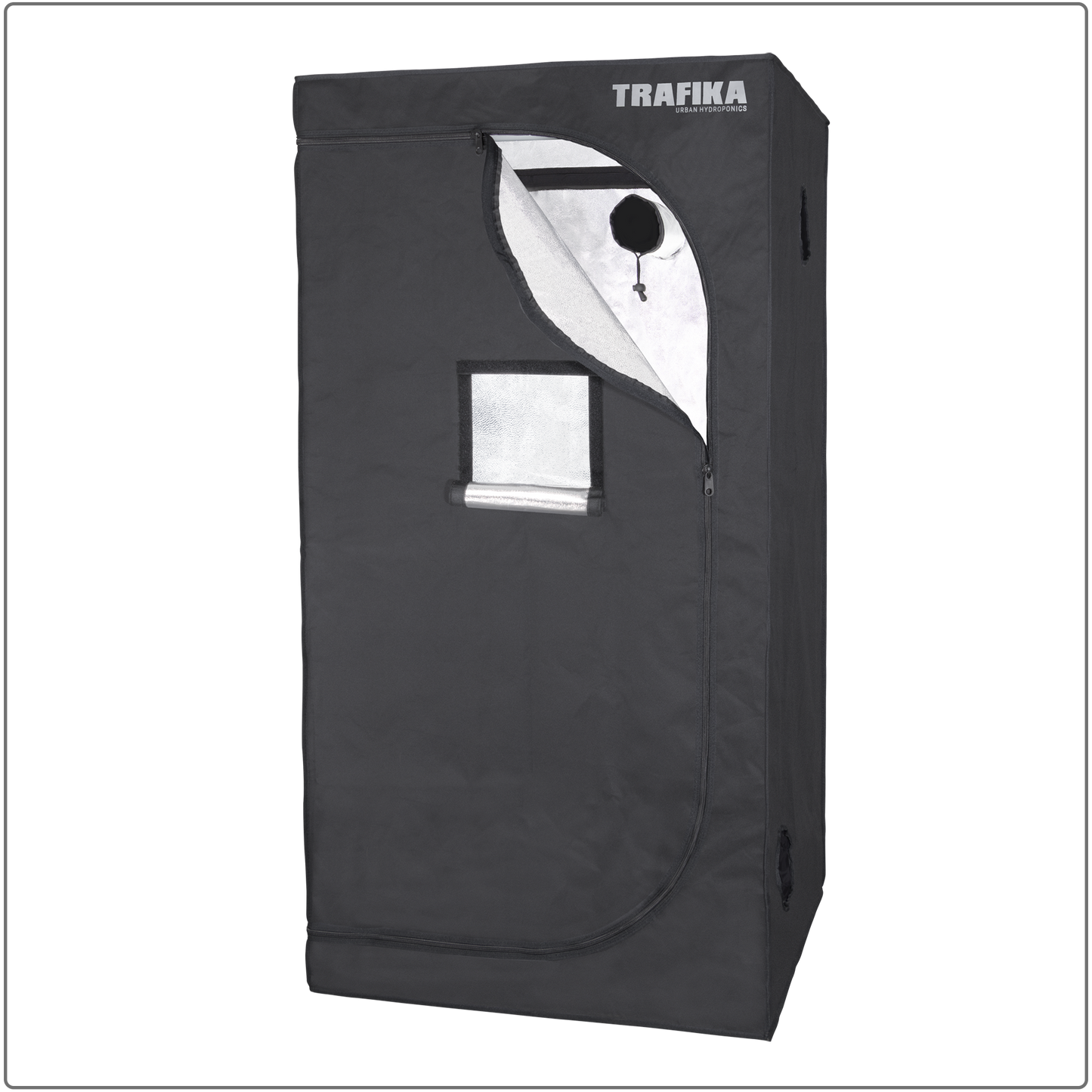TRAFIKA GROWTENT 80H | Armário de cultivo interior 80 x 80 x 180 cm