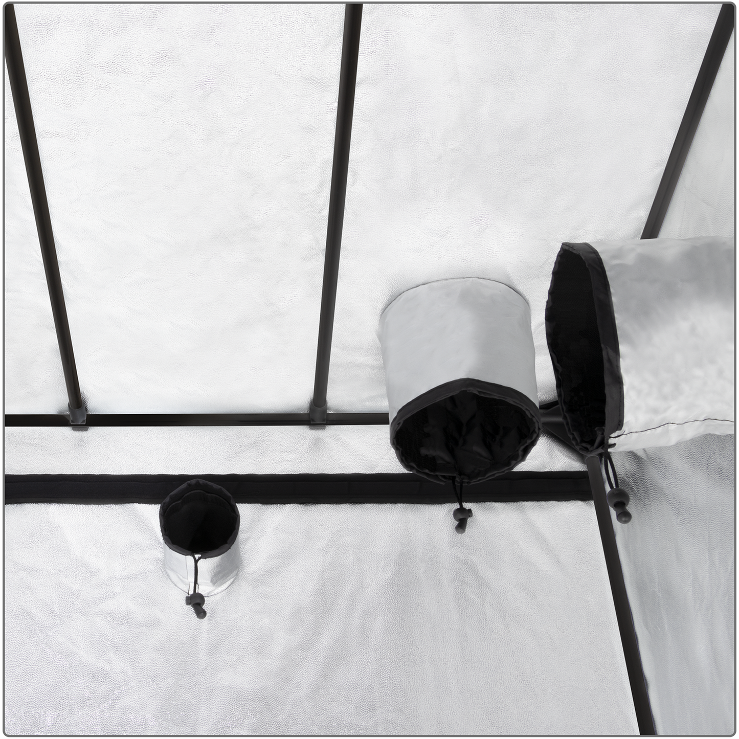 TRAFIKA GROWTENT 80H | Armário de cultivo interior 80 x 80 x 180 cm
