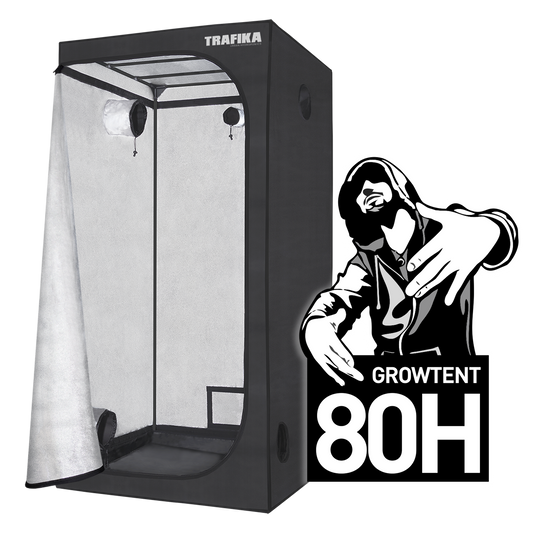 TRAFIKA GROWTENT 80H | Armadio da coltivazione per interni 80 x 80 x 180 cm
