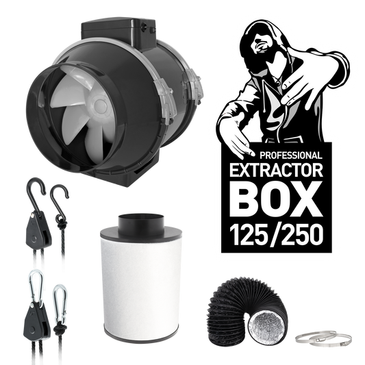 TRAFIKA EXTRACTOR KIT 125mm/250m3h | Kit d'extraction pour la culture en intérieur