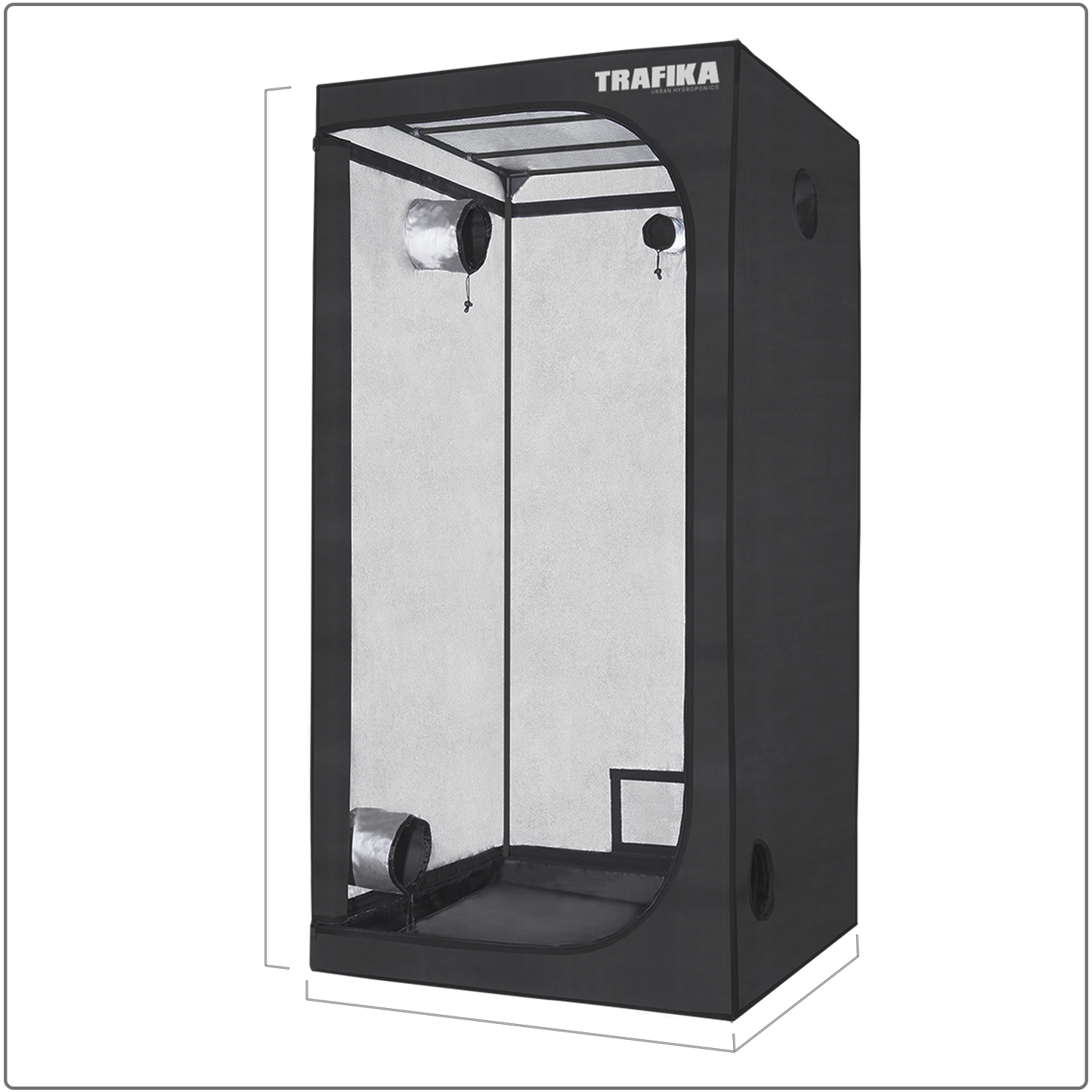 TRAFIKA GROWTENT 120 | Armario de Cultivo Interior 120x120x200cm