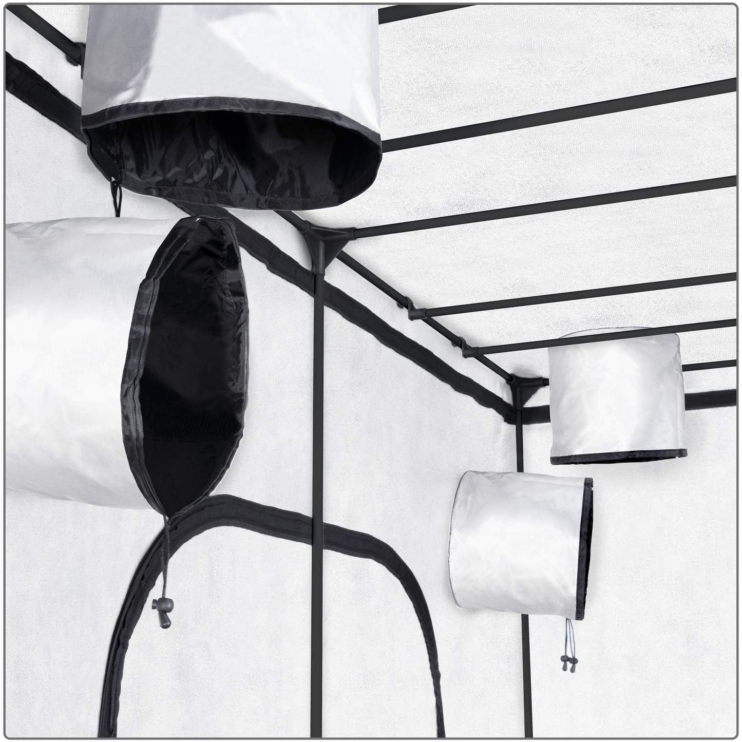 TRAFIKA GROWTENT 240 | Indoor Growzelt 240 x 240 x 200 cm