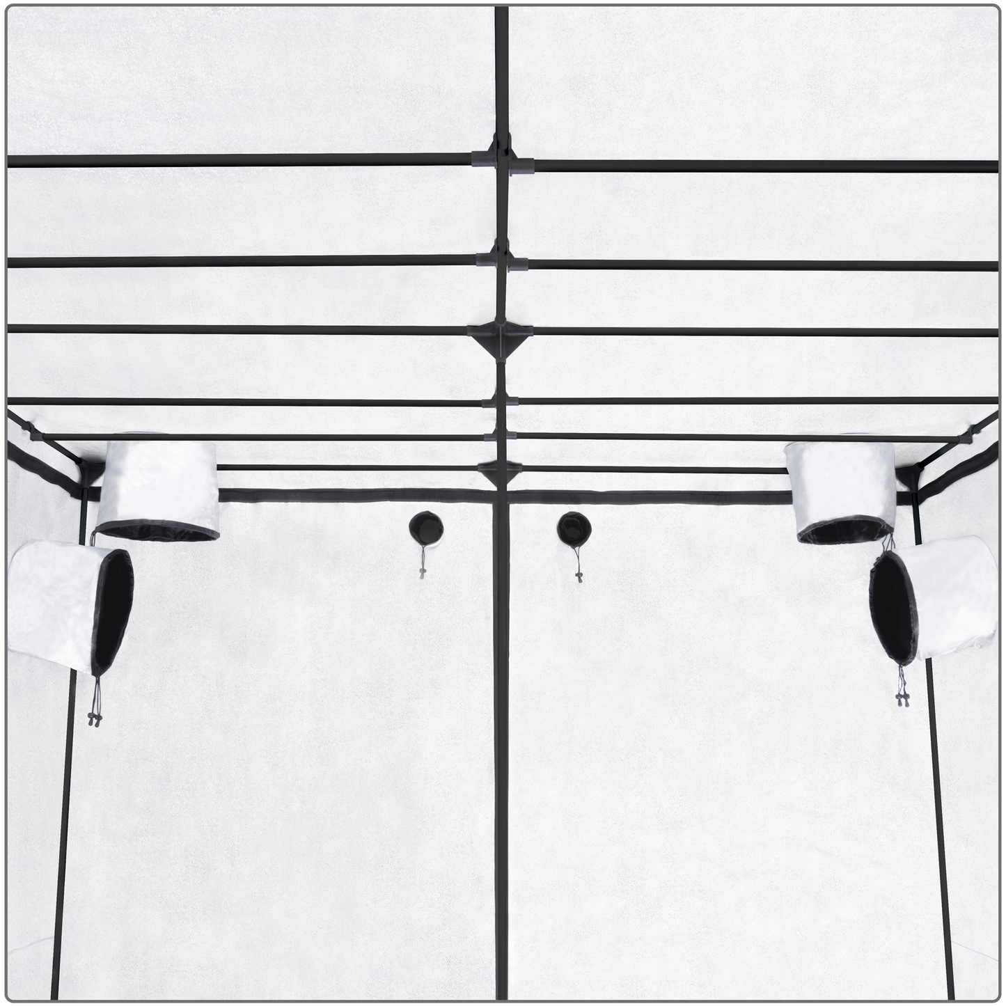 TRAFIKA GROWTENT 240 | Armoire de culture d'intérieur 240 x 240 x 200 cm