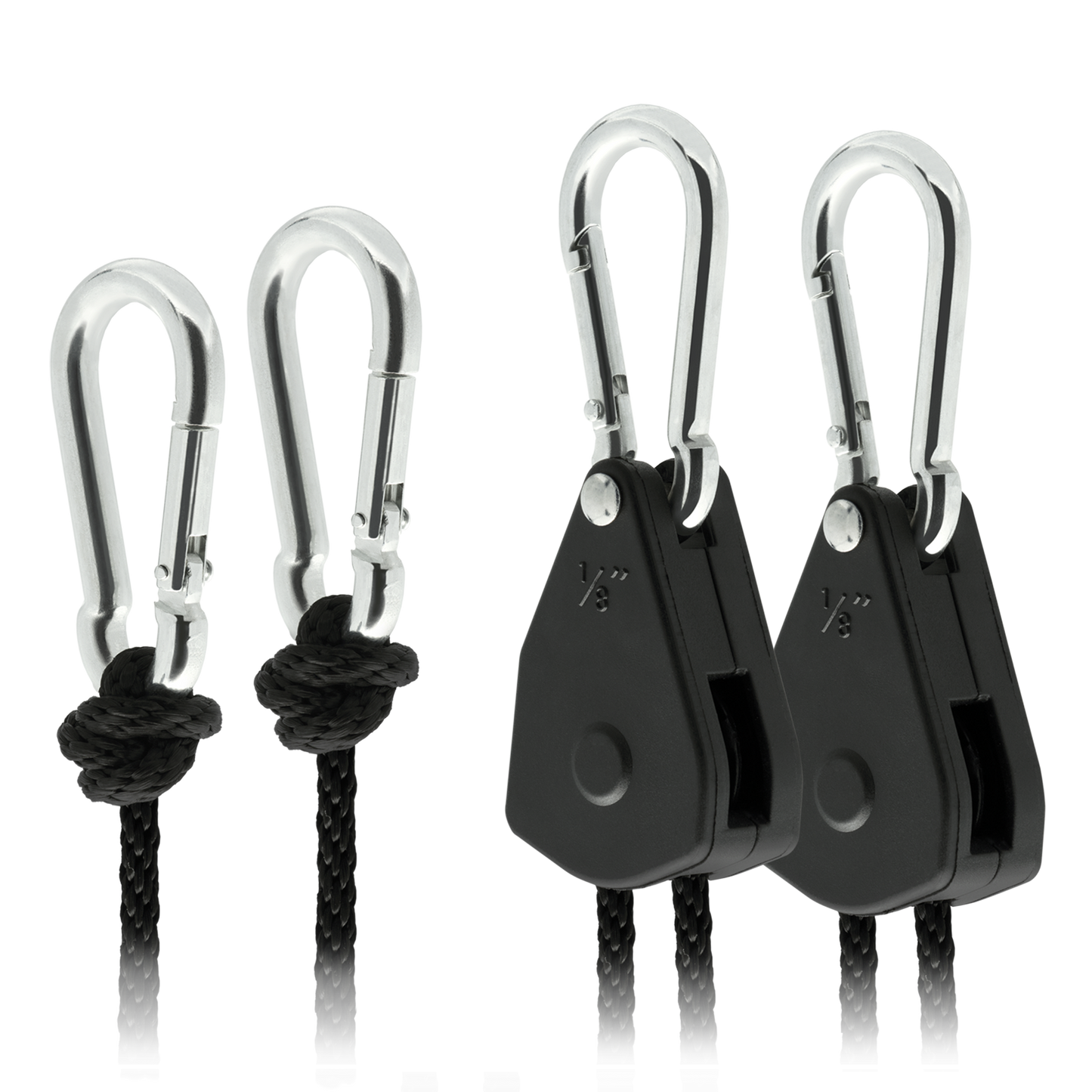 TRAFIKA ROPE RATCHETS | Poleas ultra resistentes para armario de cultivo indoor 68kg