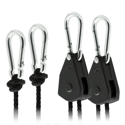 TRAFIKA ROPE RATCHETS | Poleas ultra resistentes para armario de cultivo indoor 68kg