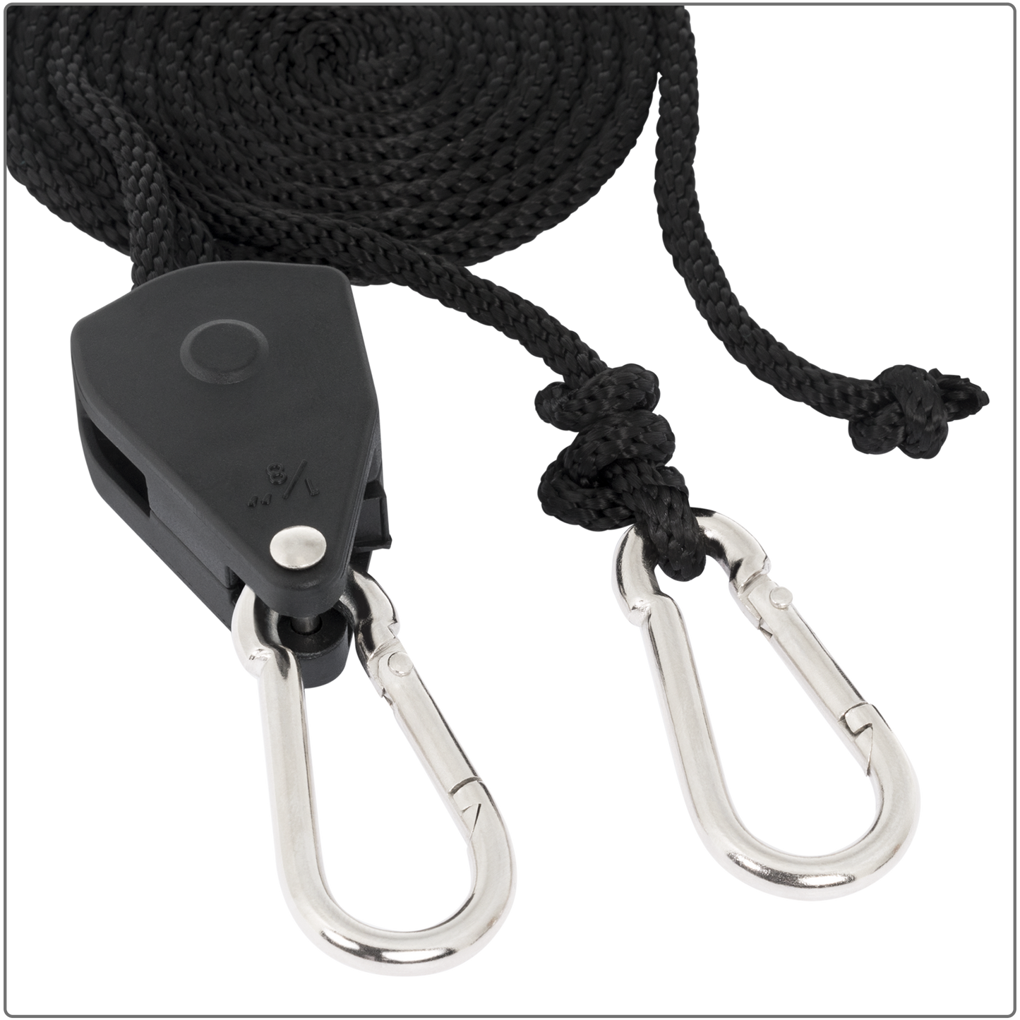 TRAFIKA ROPE RATCHETS | Pulegge ultra resistenti (68 kg) per armadio da coltivazione indoor